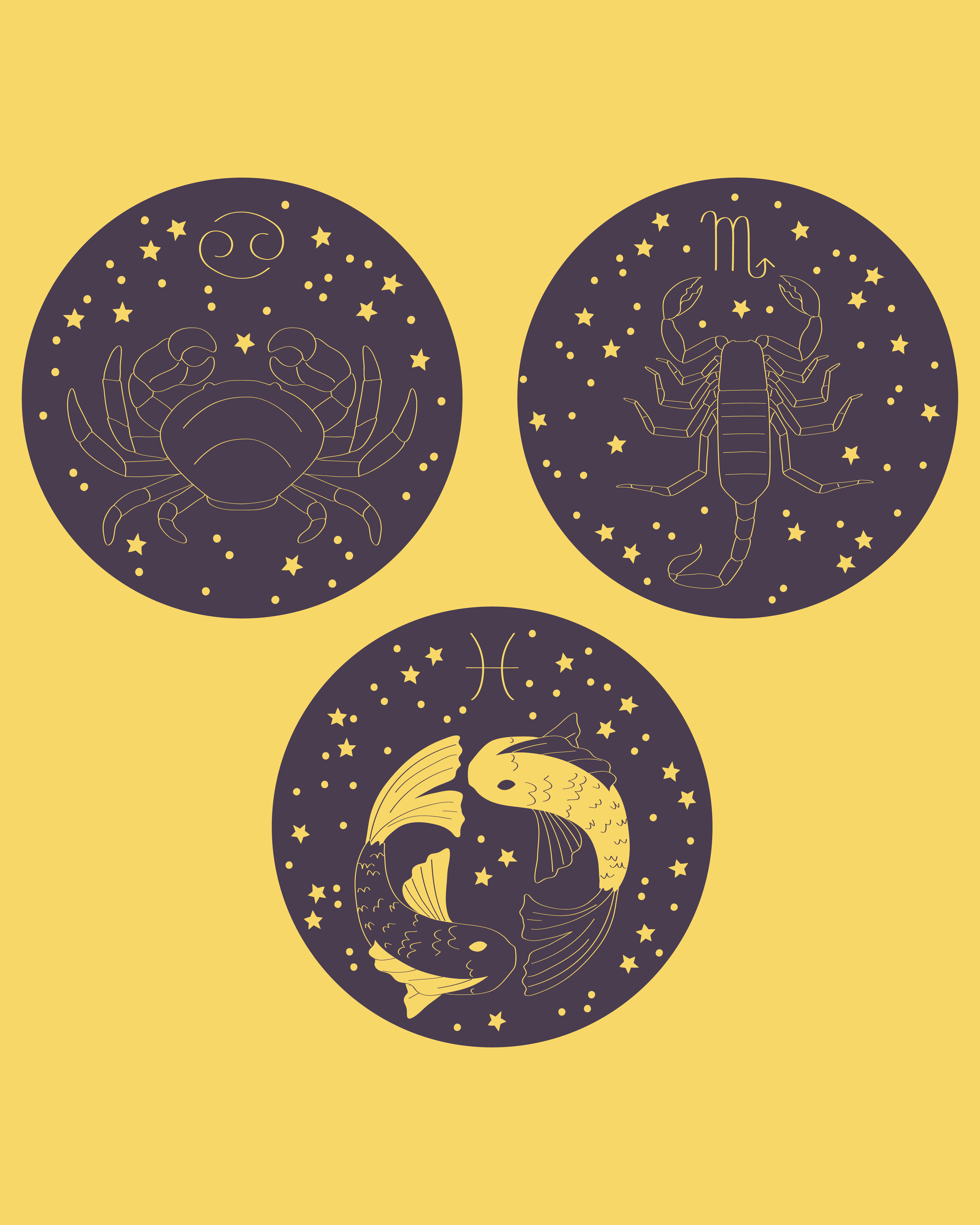 星座運勢｜2025年4月｜水象星座：巨蟹座/天蠍座/雙魚座