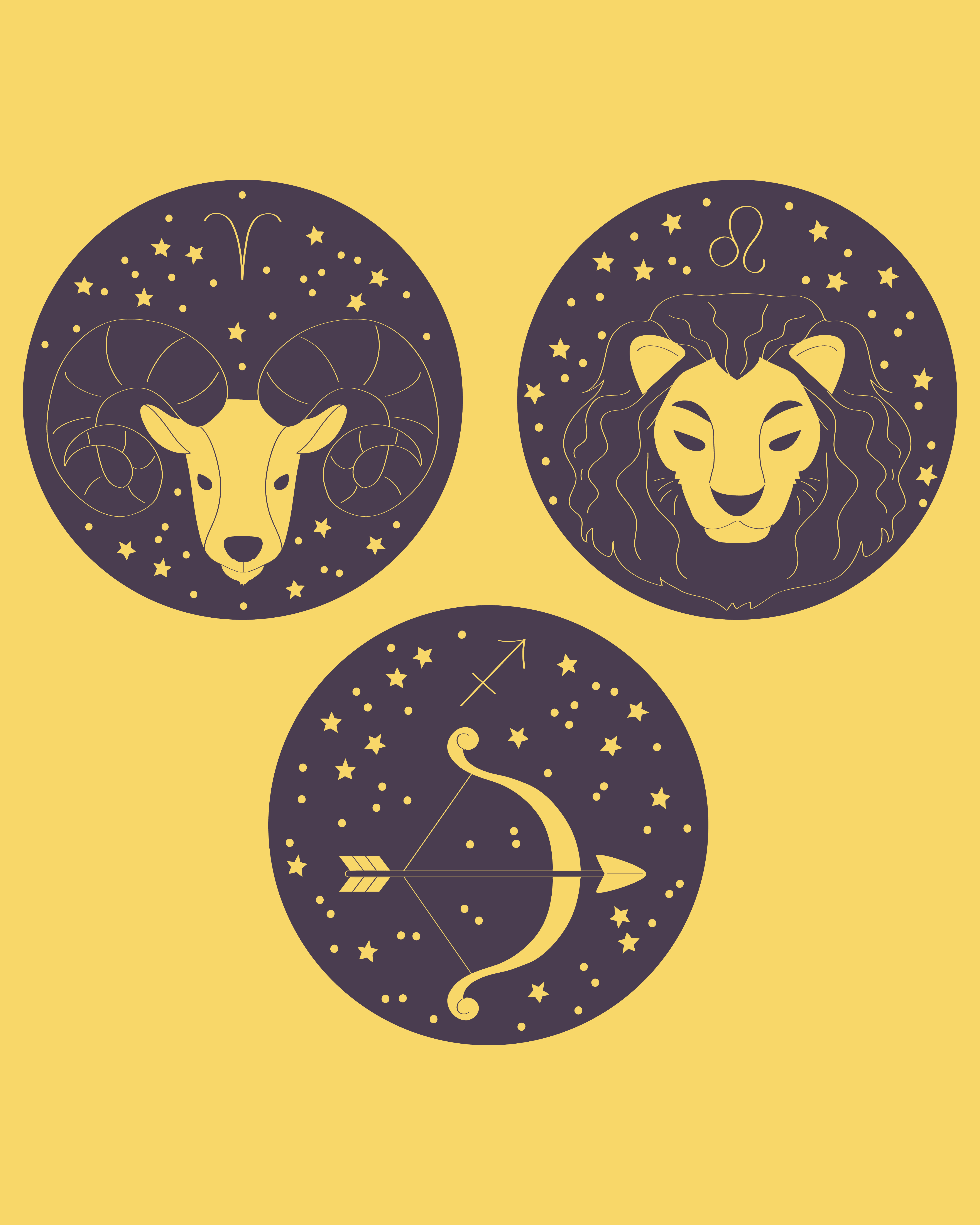 星座運勢｜2025年4月｜火象星座：牡羊座/獅子座/射手座