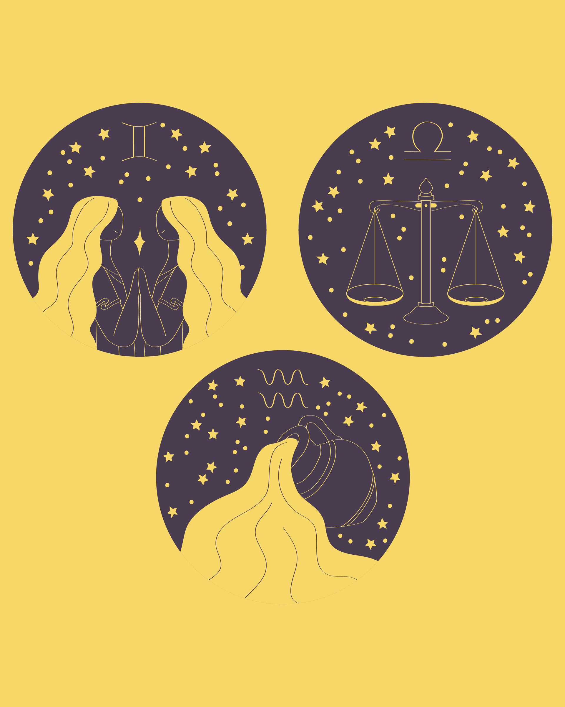 一週星座運勢｜2025年3月24-30日｜風象星座：雙子座/天秤座/水瓶座