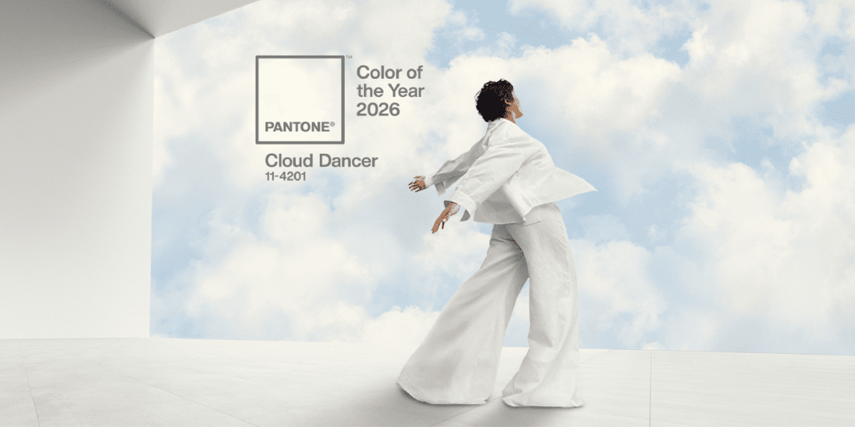 2026年度代表色出爐：PANTONE雲上舞白，一抹溫柔的寧靜宣言