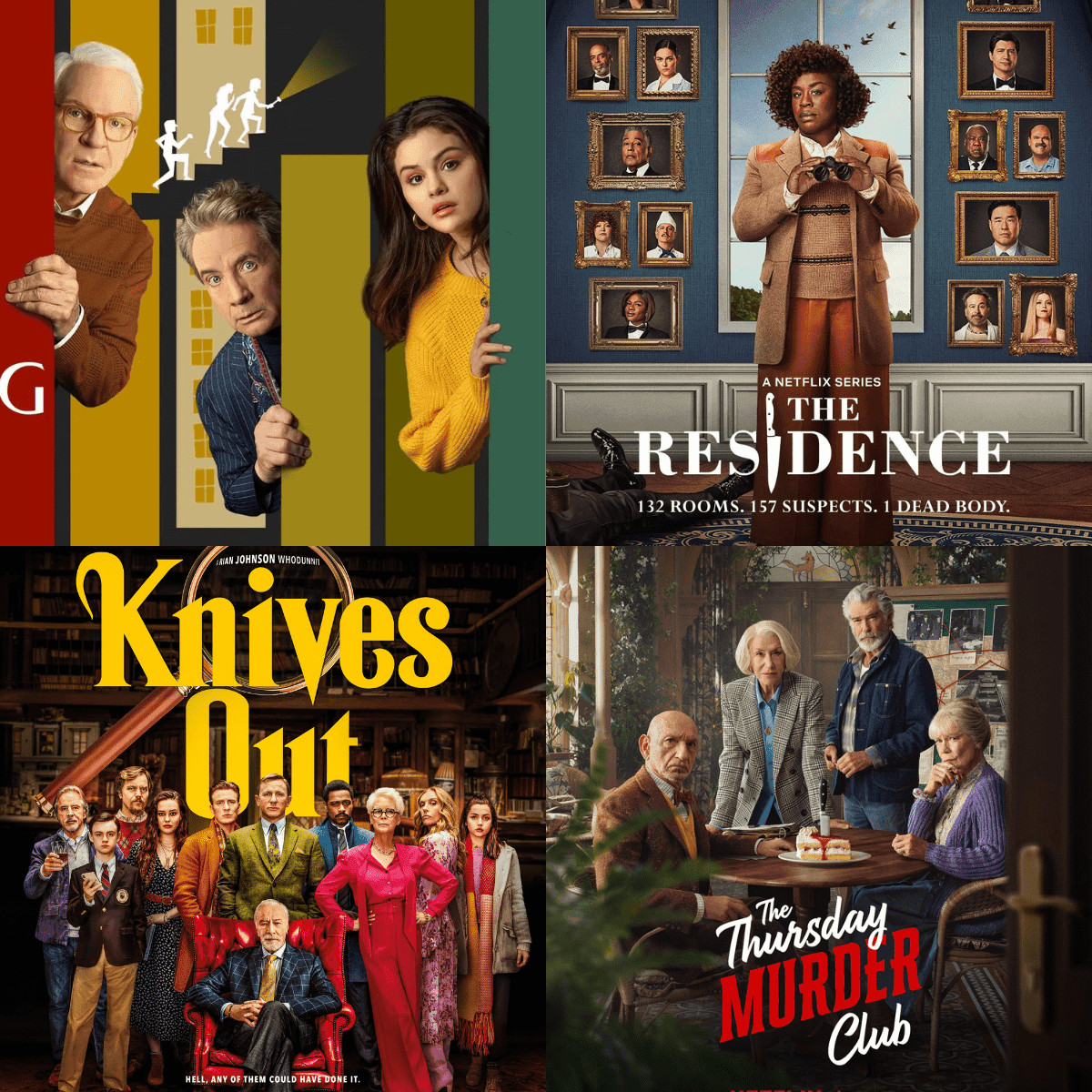 2025聖誕節片單|10部暖心不燒腦偵探解謎影集電影推薦《Only Murders in the Building》《The Residence》